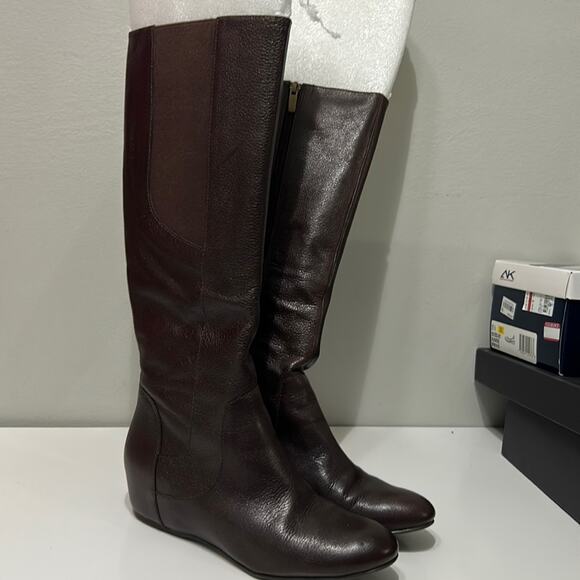 Enzo Angiolini Shoes - Enzo Angiolini Wedge Womens High Boots Size 8 Brown